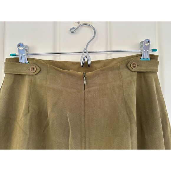 Vtg Liz Claiborne Silk Blend Skirt Sz 10 Dark Academia 90's Cottage Whimsigoth - Picture 4 of 5